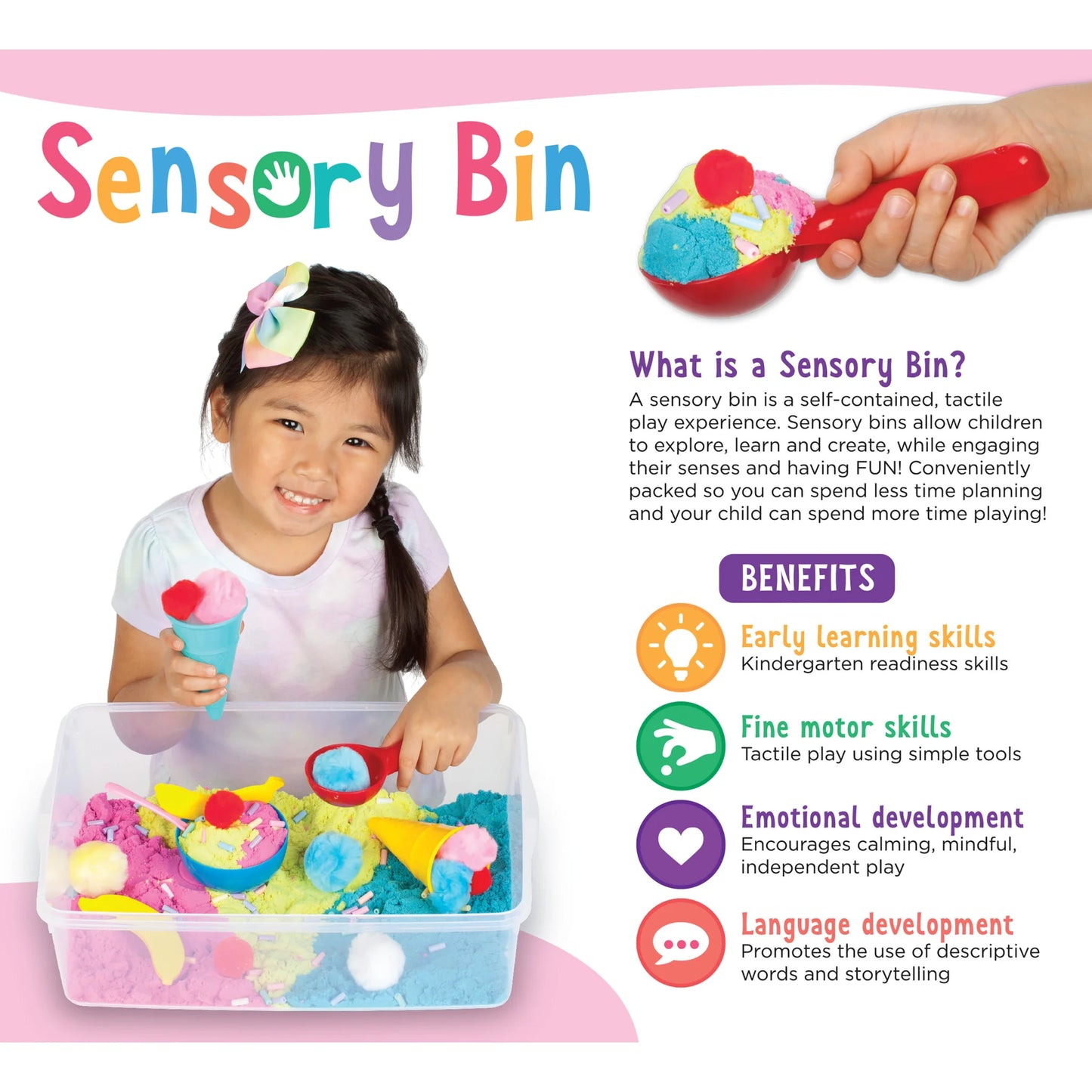 Sensory Bin - Ice Cream Shop