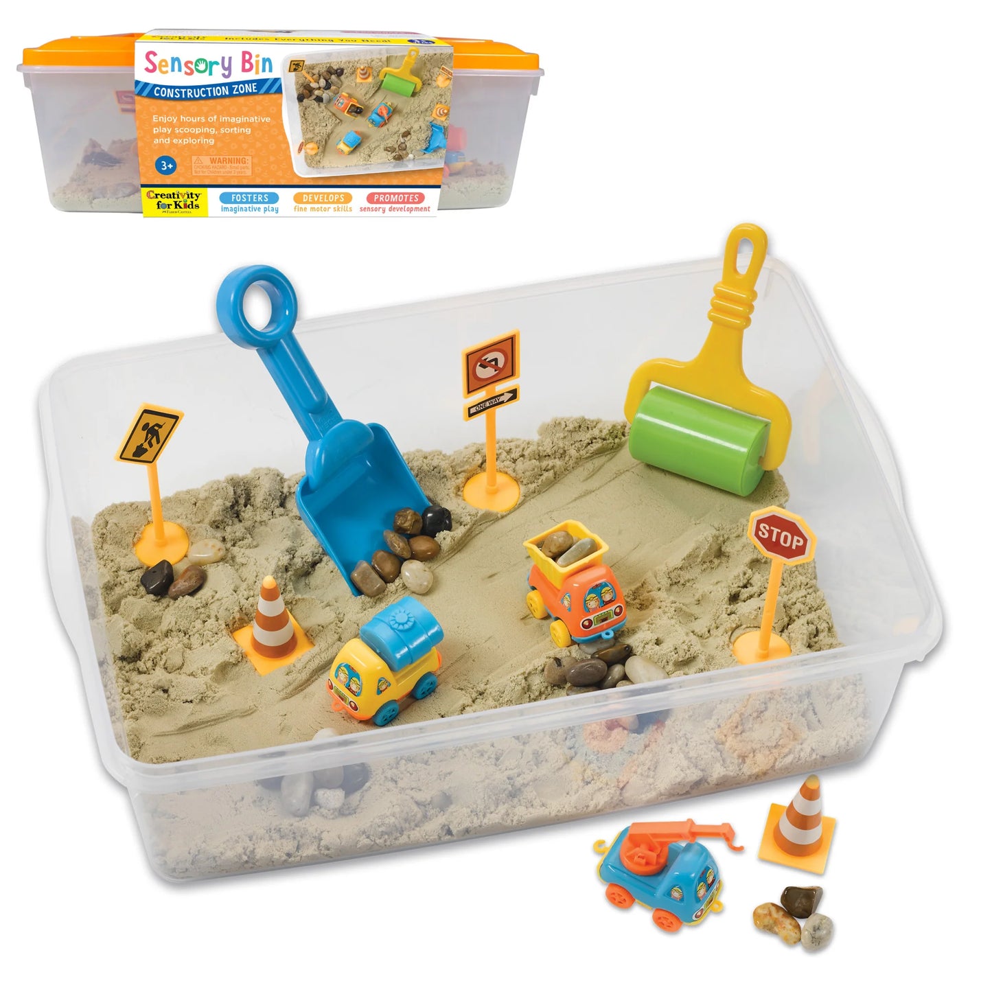 Sensory Bin - Construction Zone