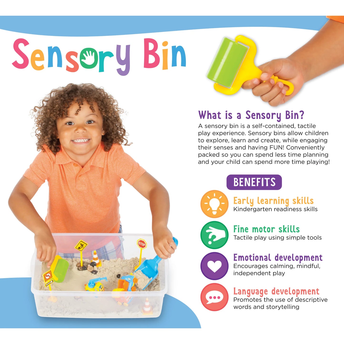 Sensory Bin - Construction Zone