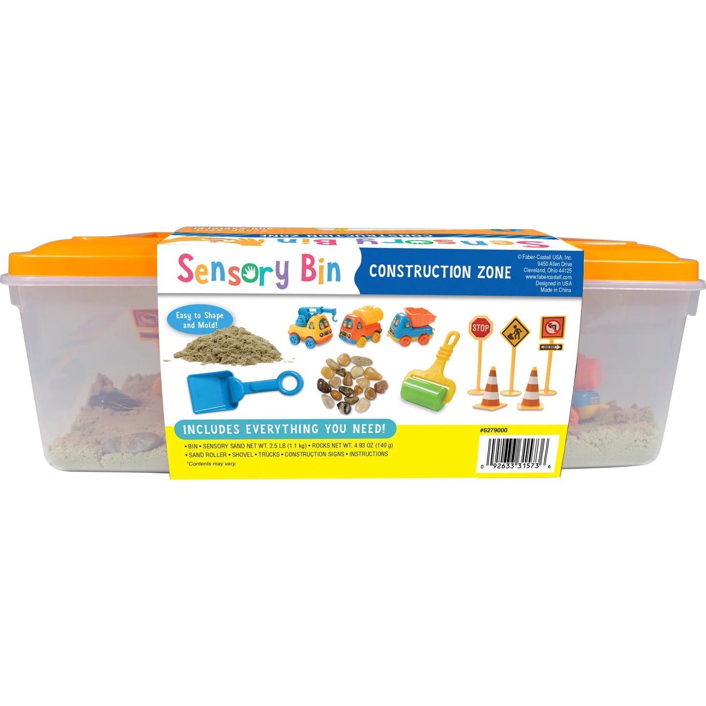 Sensory Bin - Construction Zone