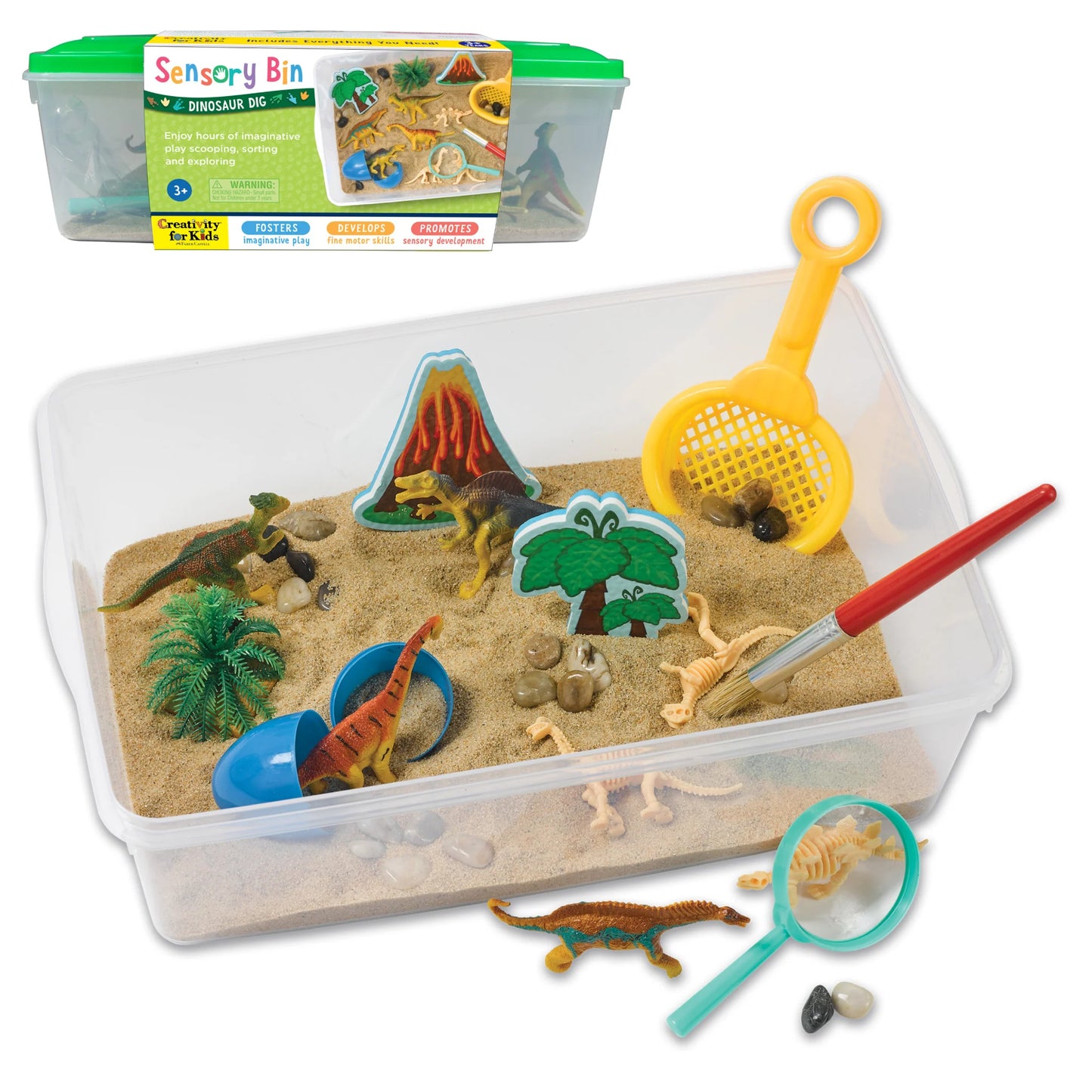 Sensory Bin - Dinosaur Dig