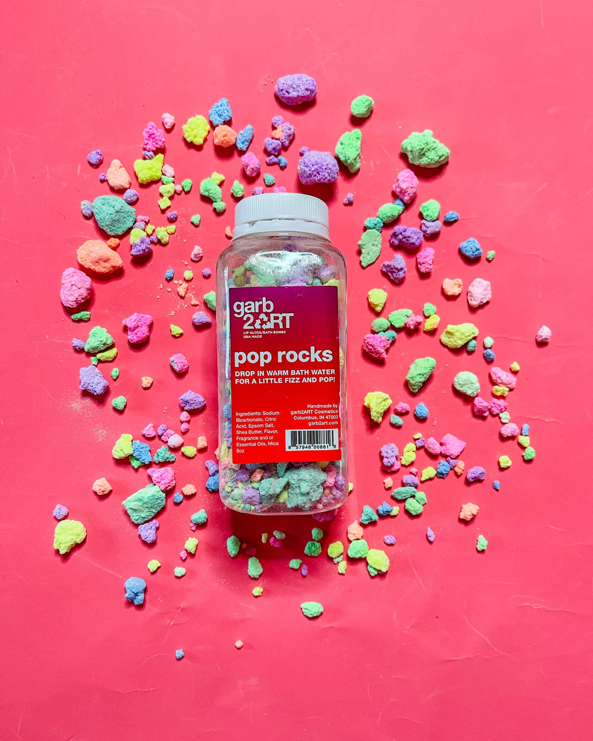 Pop Rocks Bath Fizz
