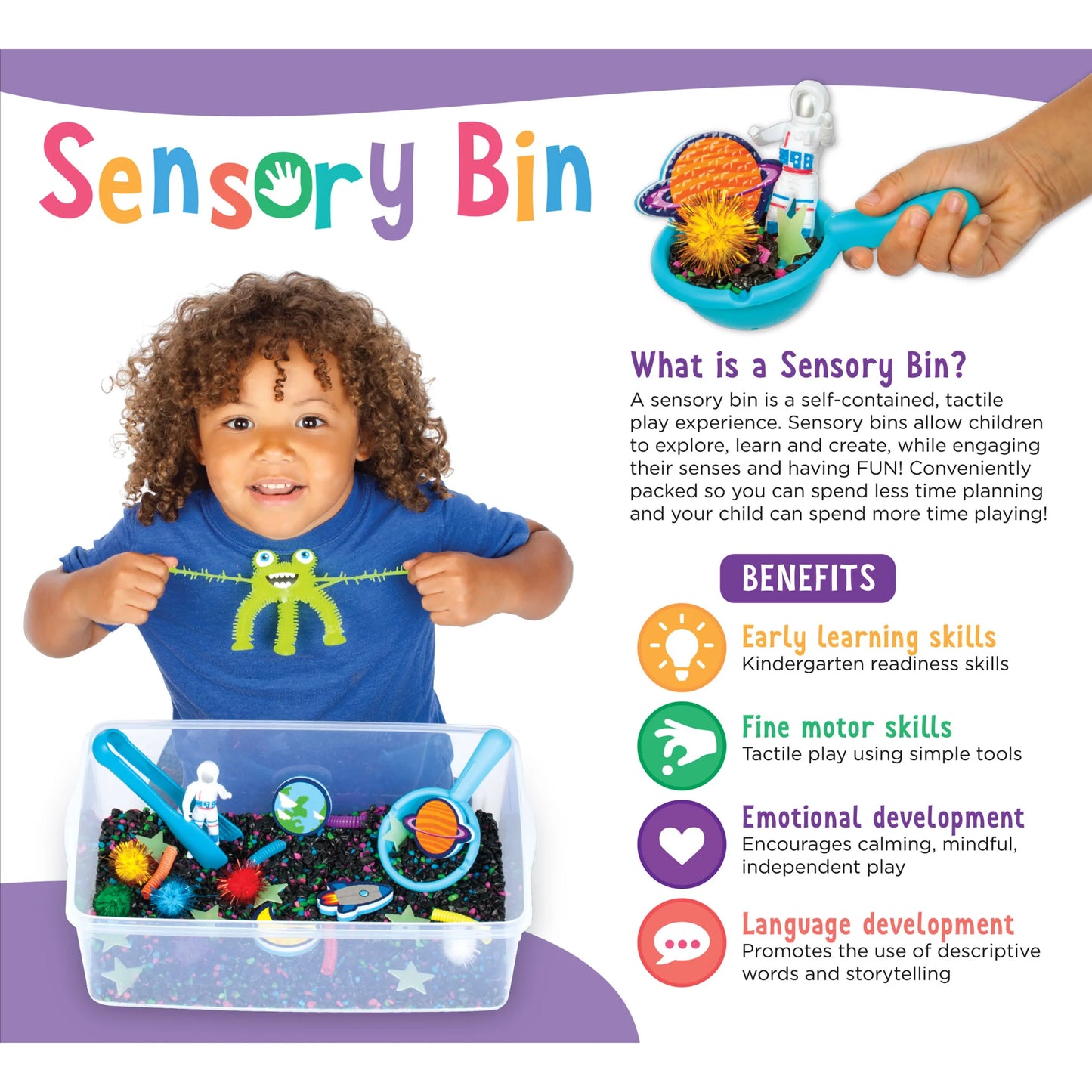 Sensory Bin - Outer Space