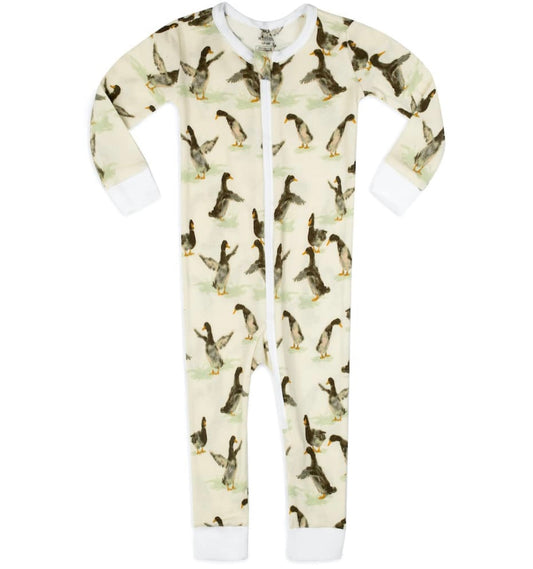 Organic Duck Zipper Coverall