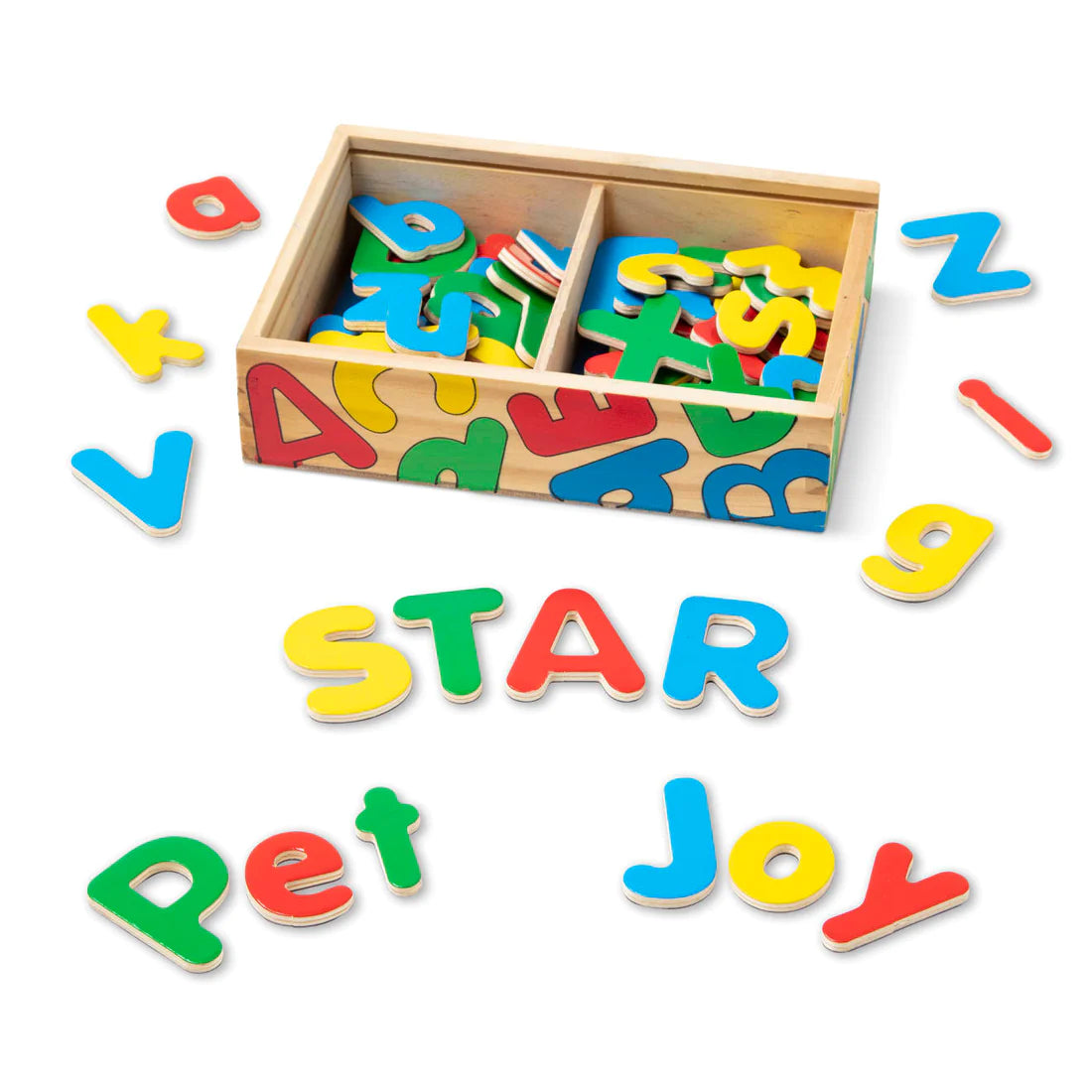 Wooden Letter Alphabet Magnets