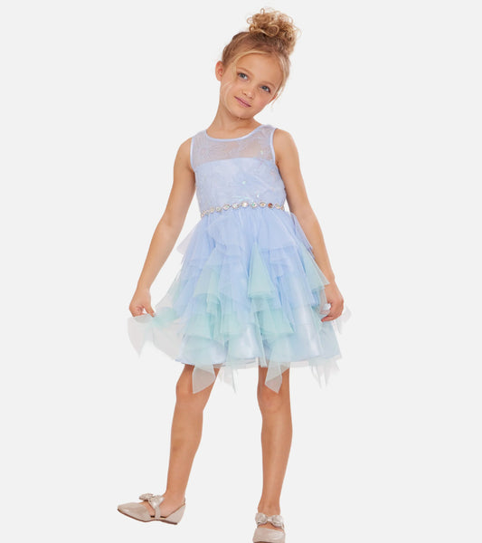 Mint tulle dress