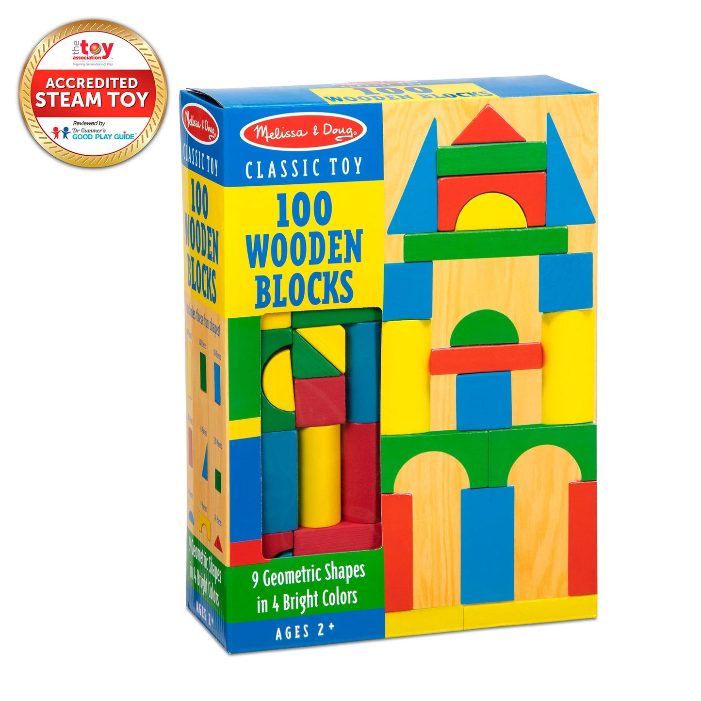 100-Piece Wood Blocks Set