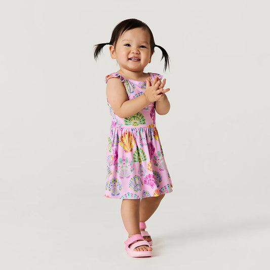 Catalina Ruffle Bodysuit Dress
