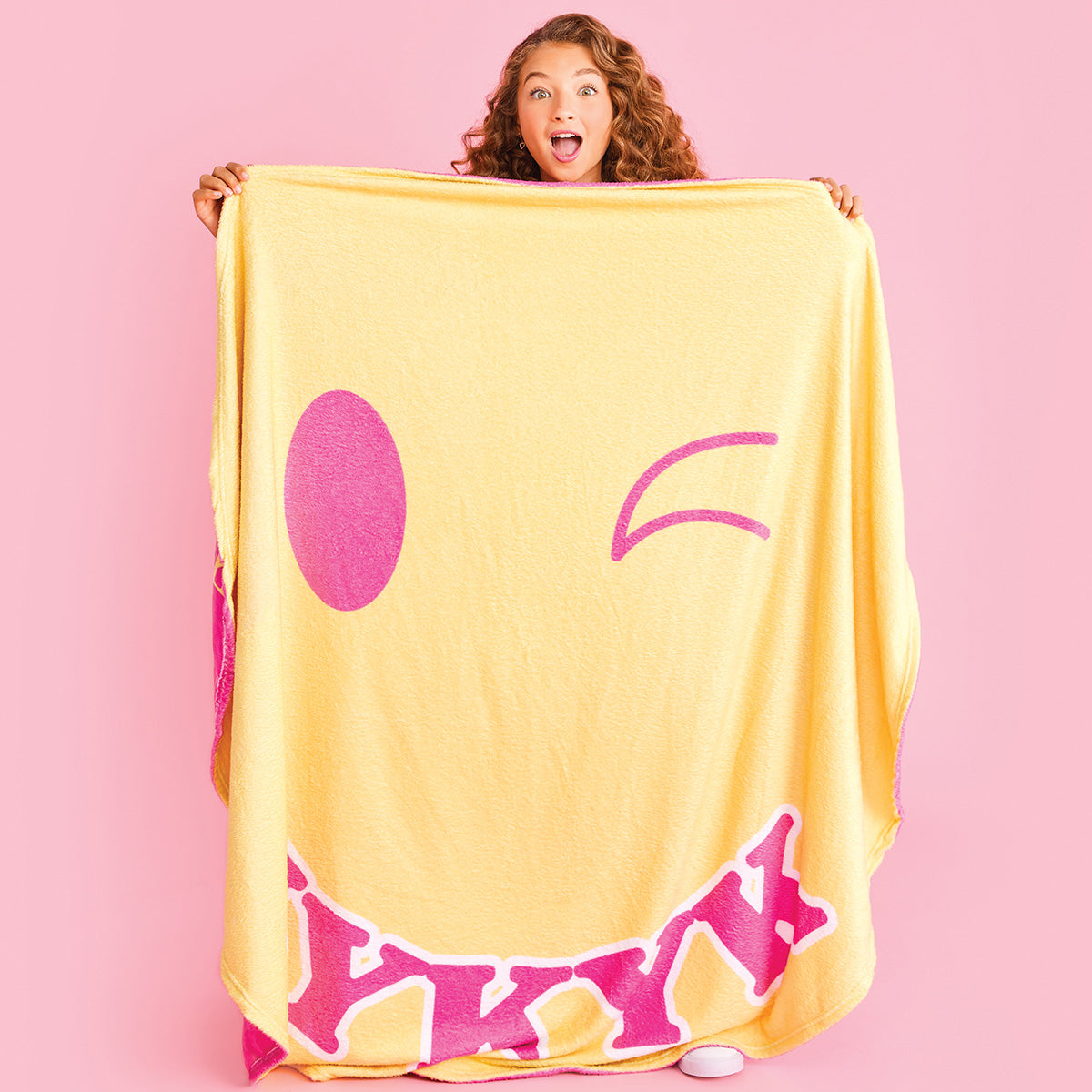IYKYK Round Fleece Blanket