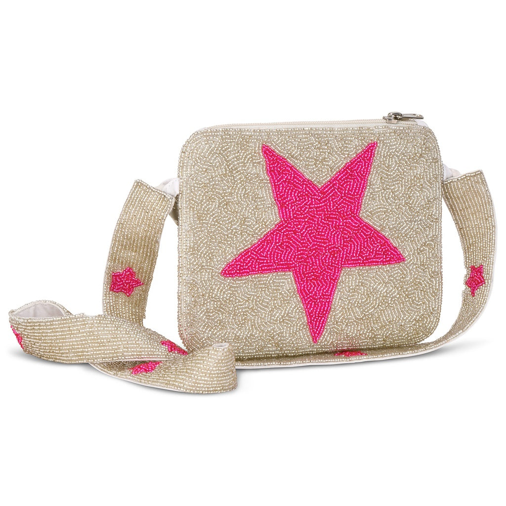 Star Beaded Crossbody Purse