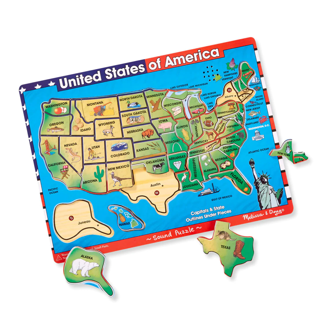 United States of America Sound Puzzle - 40 Pieces