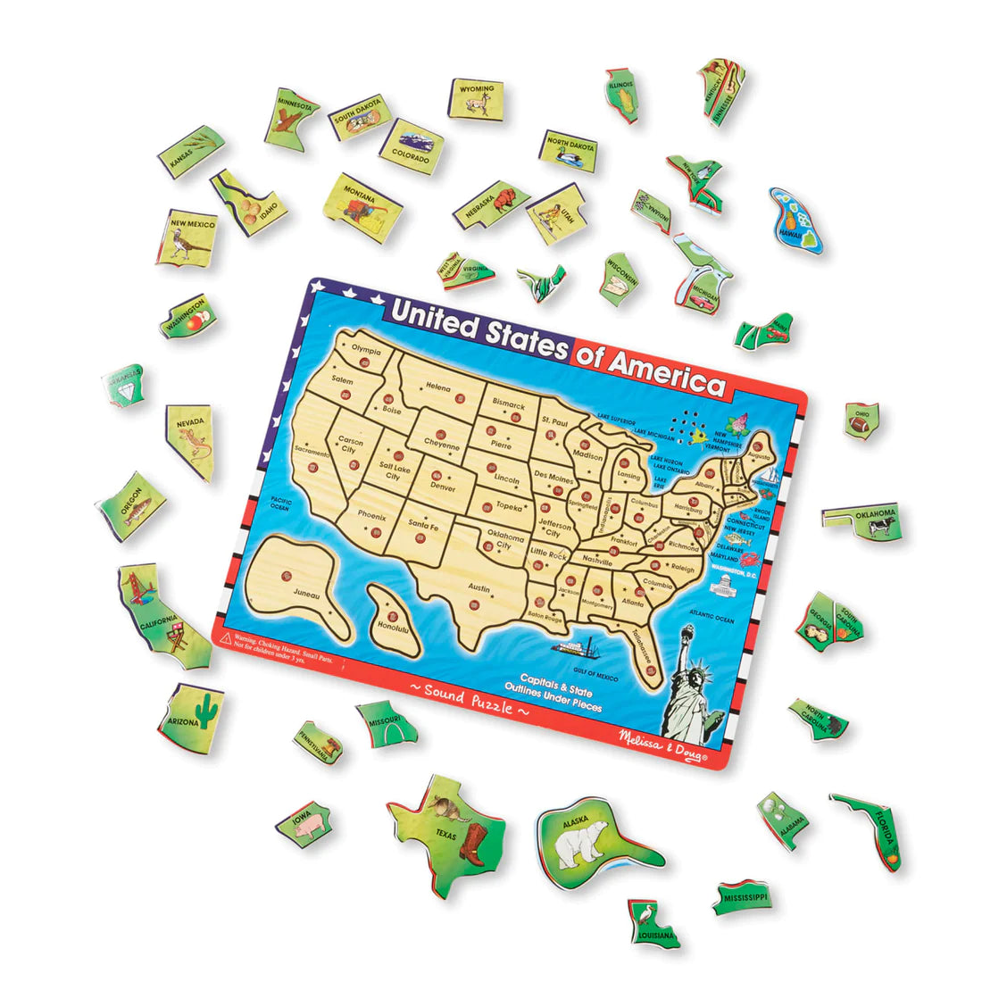 United States of America Sound Puzzle - 40 Pieces