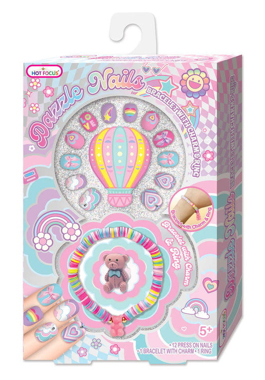Rainbow Dazzle Nail Set