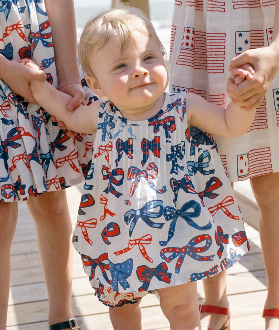 Red, White, & Bows Baby Set
