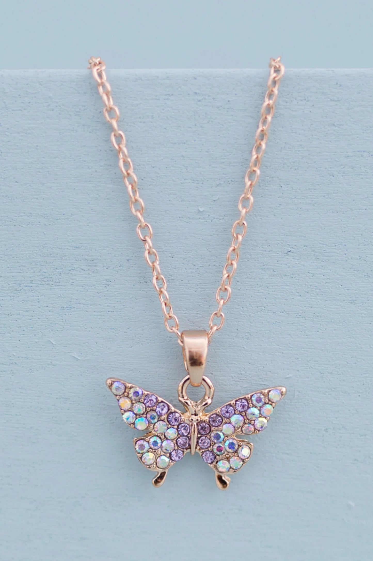 Butterfly Gem Necklace