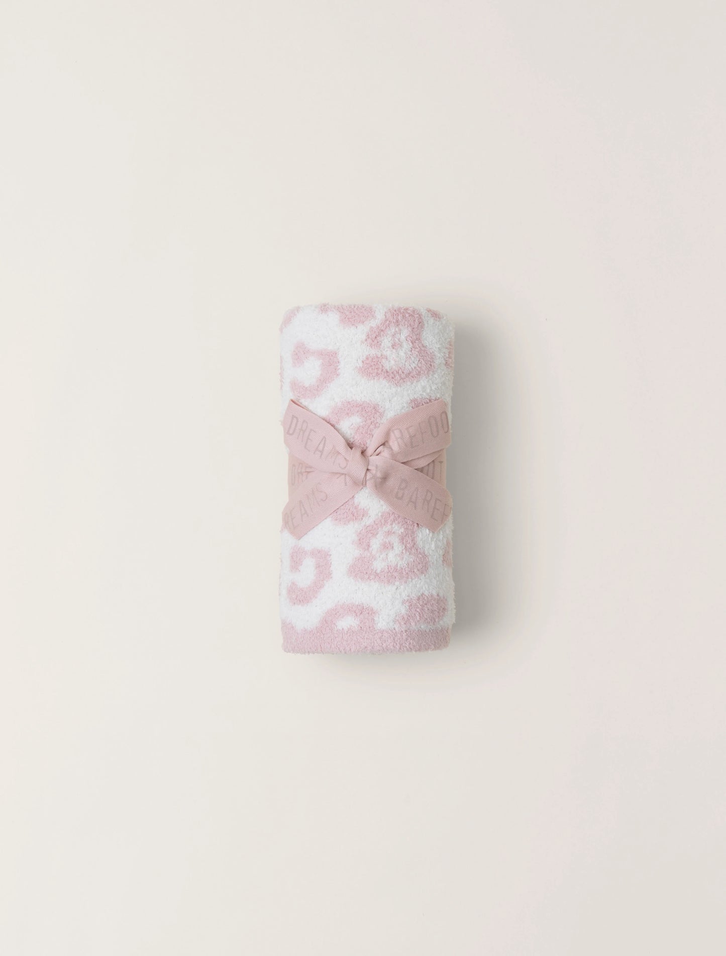 Barefoot Dreams Dusty Rose/Cream Baby Blanket