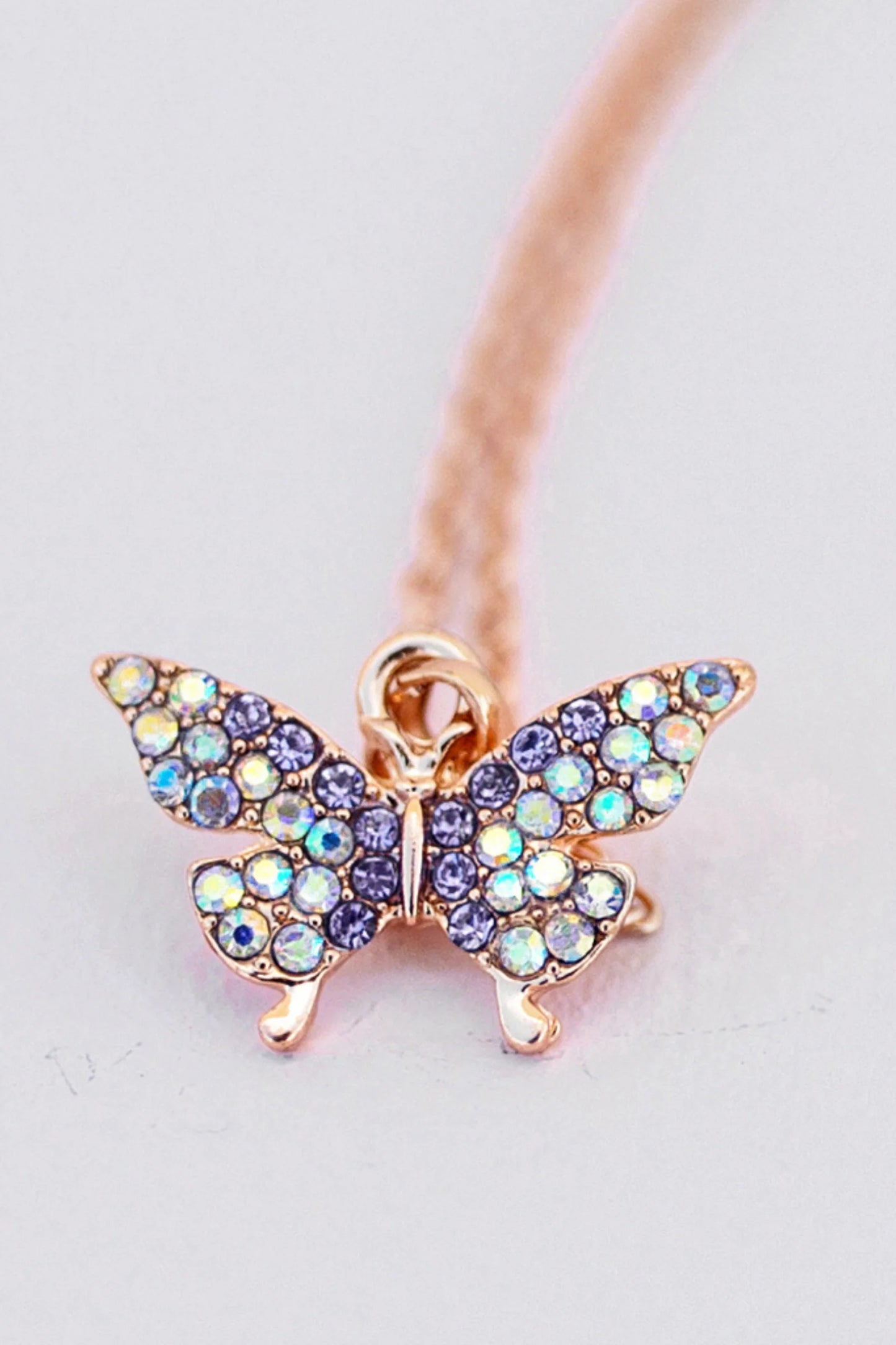 Butterfly Gem Necklace