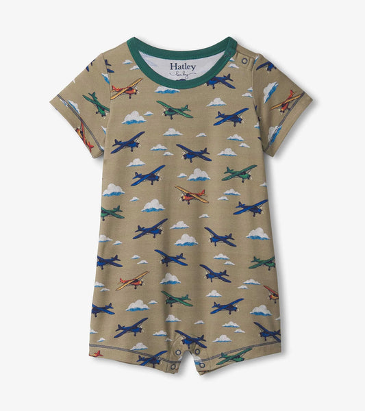Airplanes Bamboo Romper