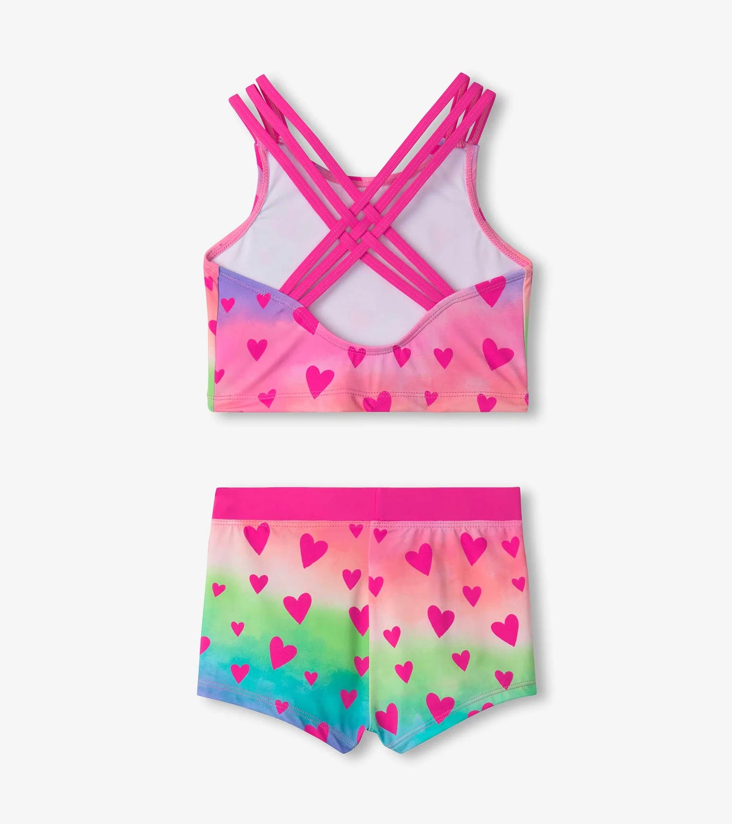 Kaleidoscope Hearts Two-Piece Short Swimsuit