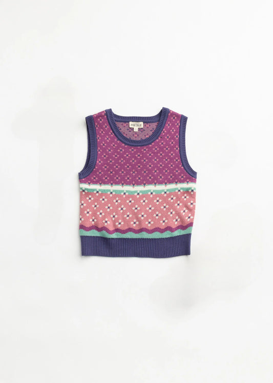 Jewel Tone Darling Sweater Vest