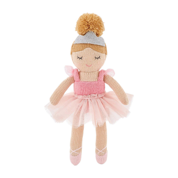Blonde Princess Knit Rattle