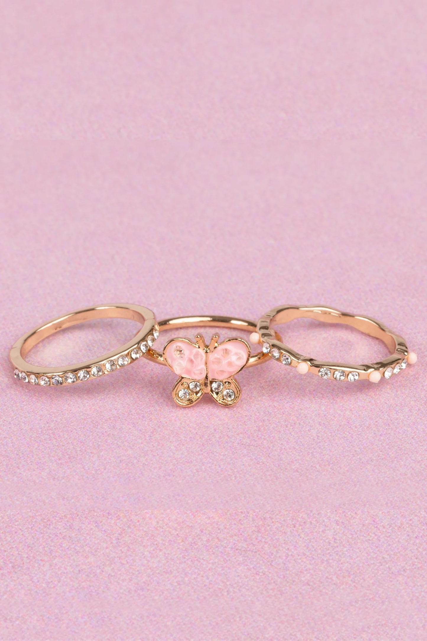 Chic Butterfly Garden Rings