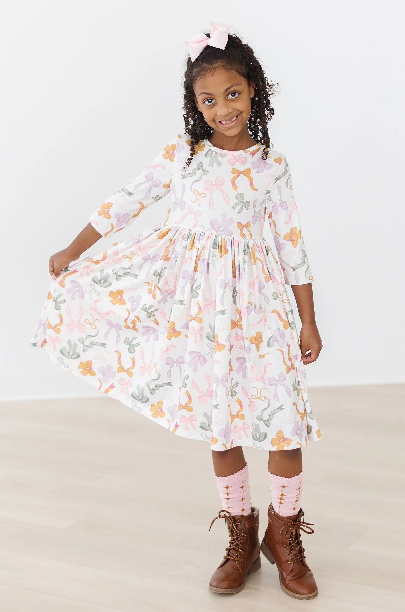 Boho Bows Twirl Dress