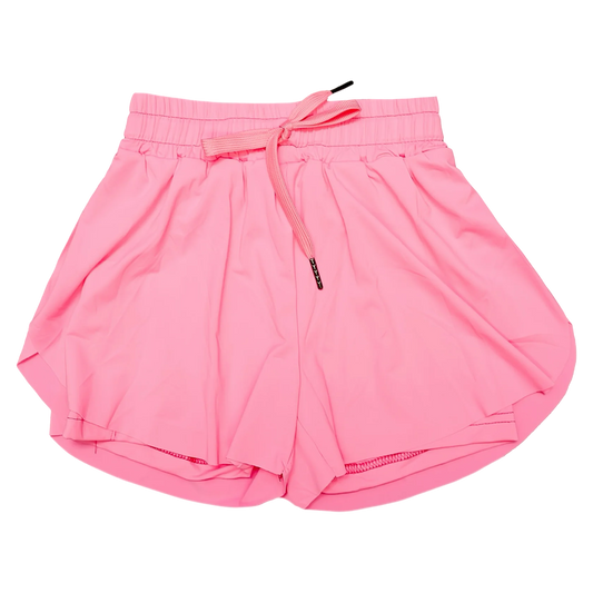 Neon Pink Butterfly Shorts