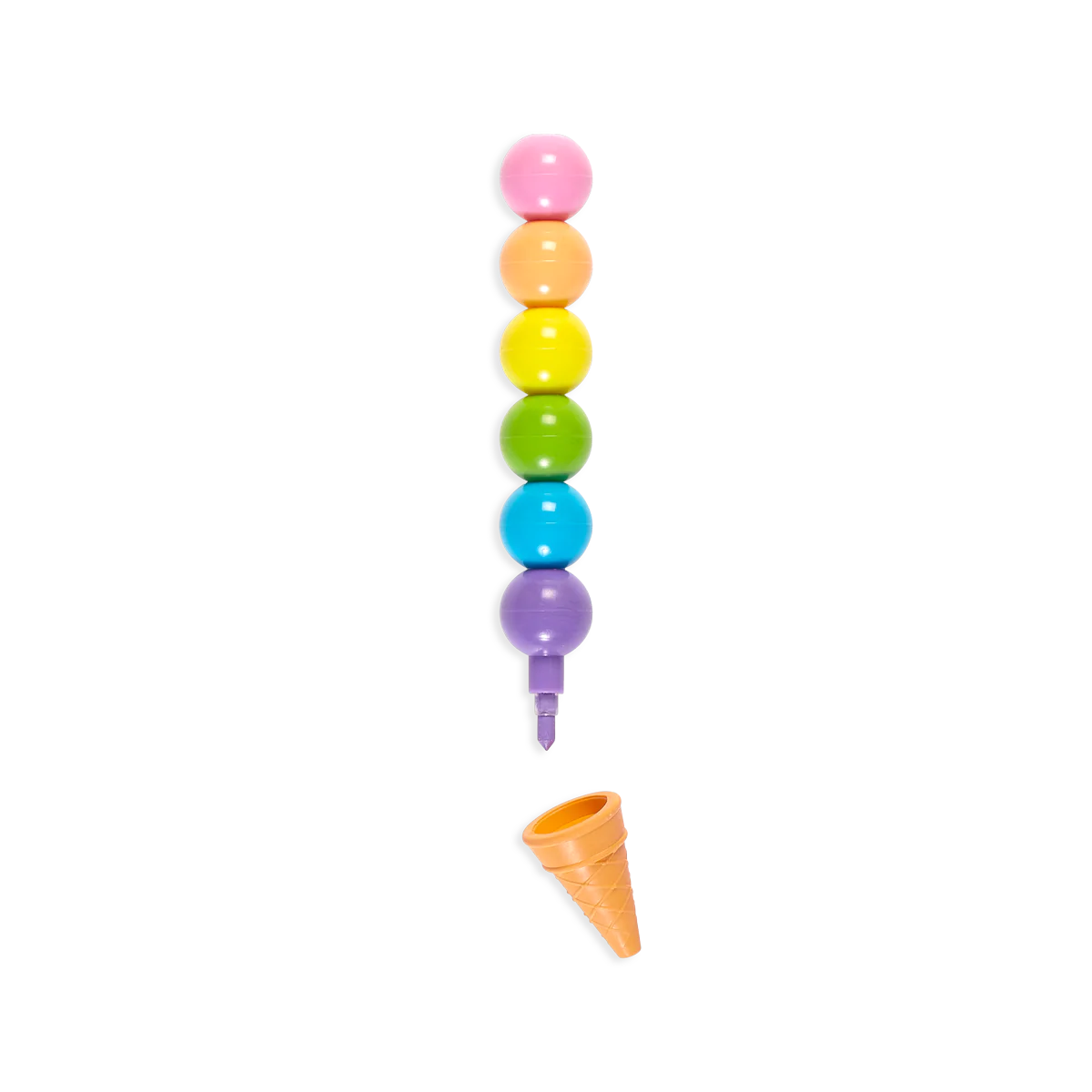 Rainbow Scoops Stacking Crayons