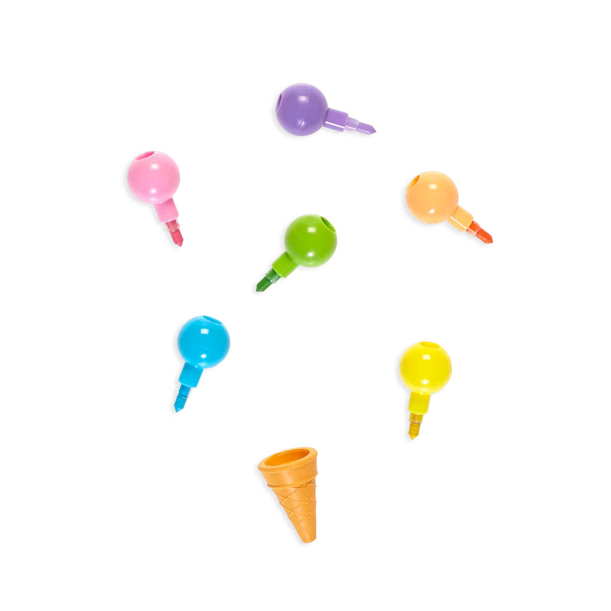 Rainbow Scoops Stacking Crayons