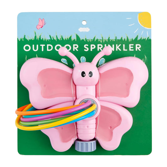 Pink Butterfly Outdoor Sprinkler