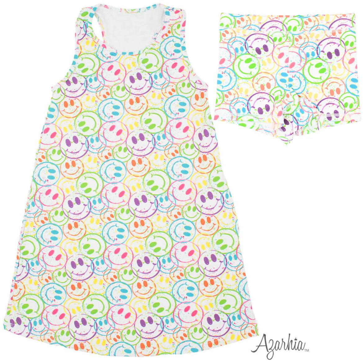 Splatter Smiley Izzy Tennis Dress & Shorts