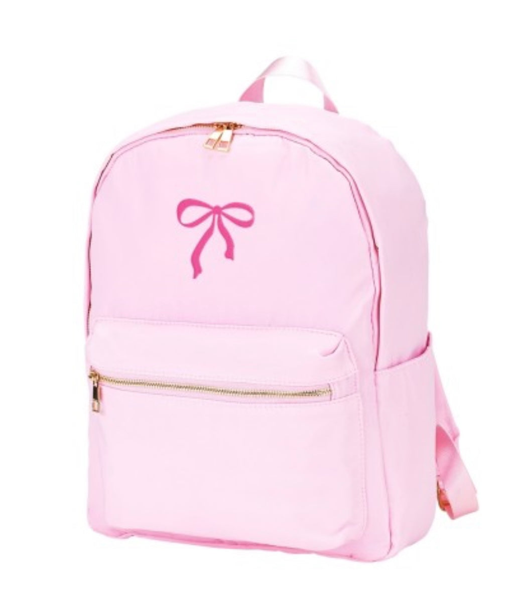 Bow Pink Charlie Backpack