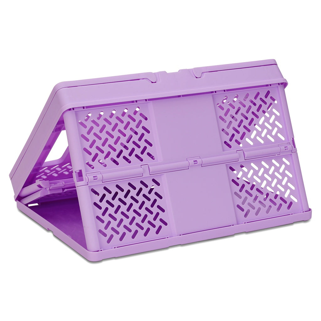 Large Purple Foldable Storage Crate
