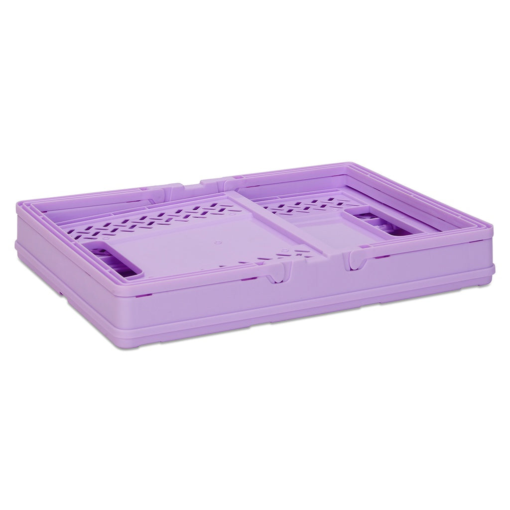 Large Purple Foldable Storage Crate