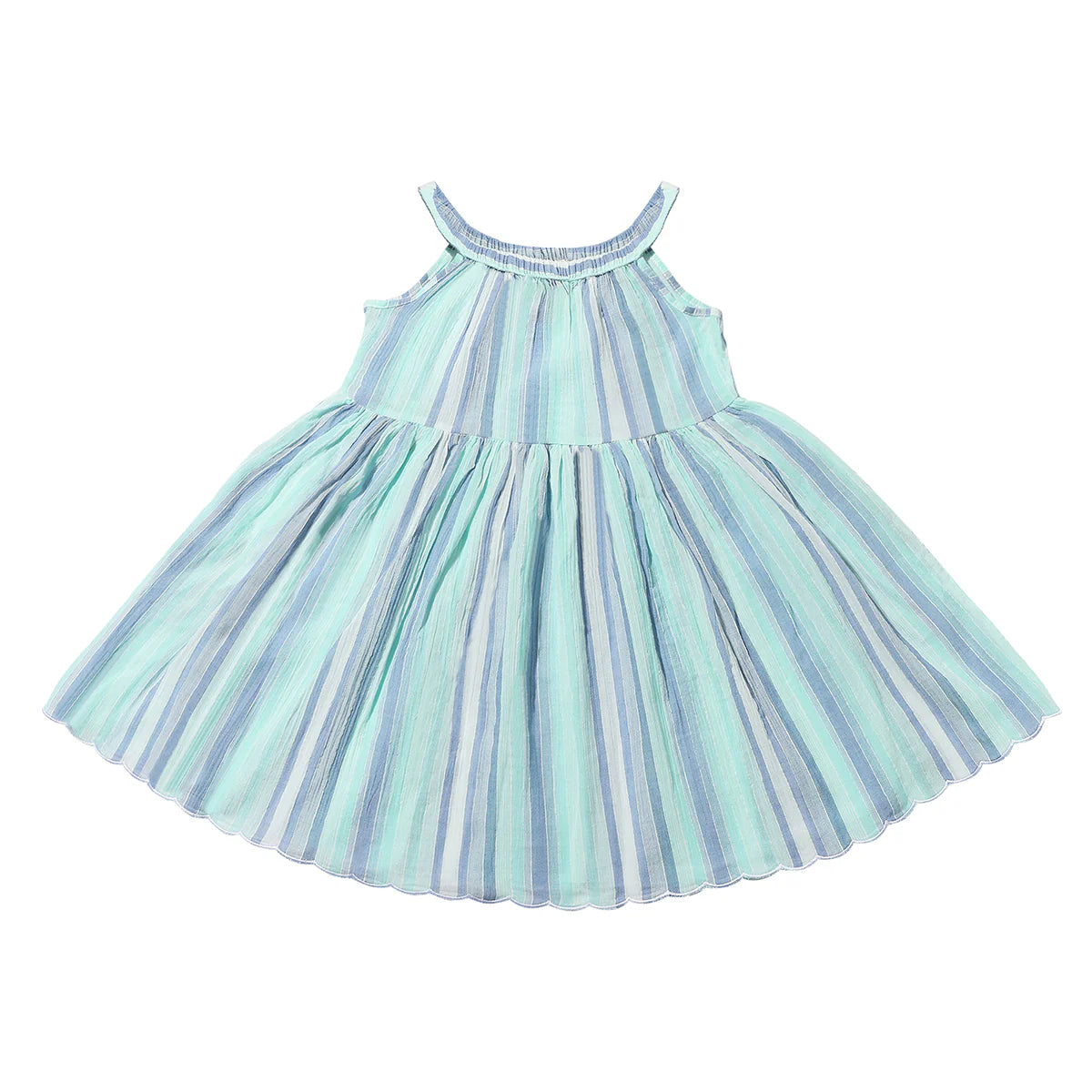 Blue/Aqua Stripe Stella Dress