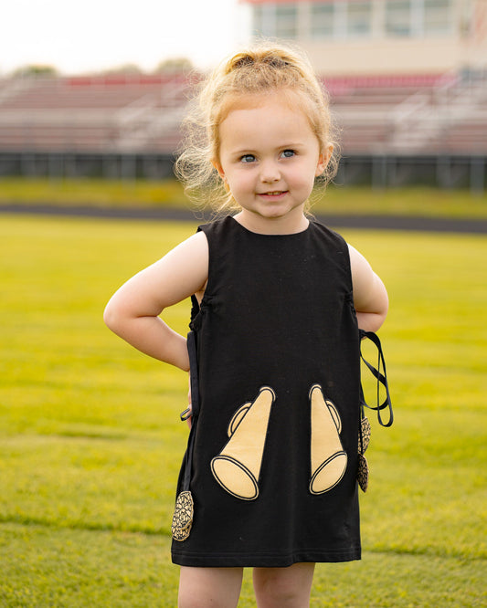 Black & Gold Game Day Dress