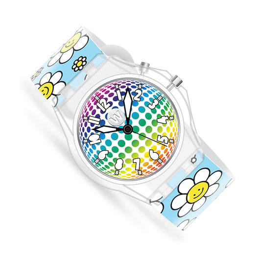 Happy Flowers Glow Light Up Watch