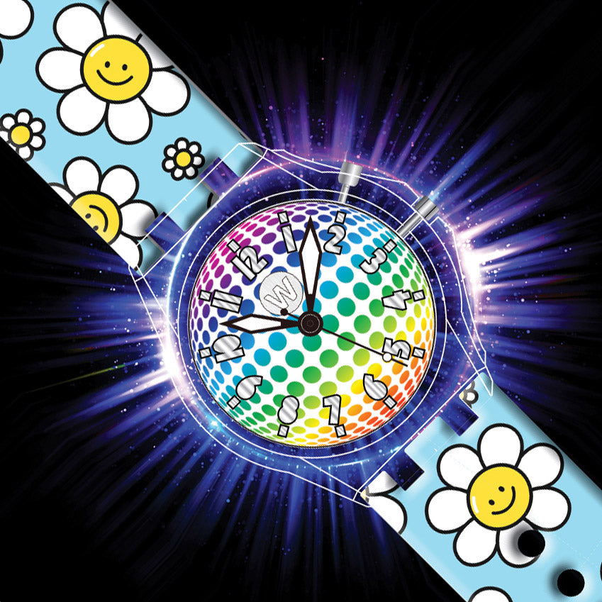 Happy Flowers Glow Light Up Watch