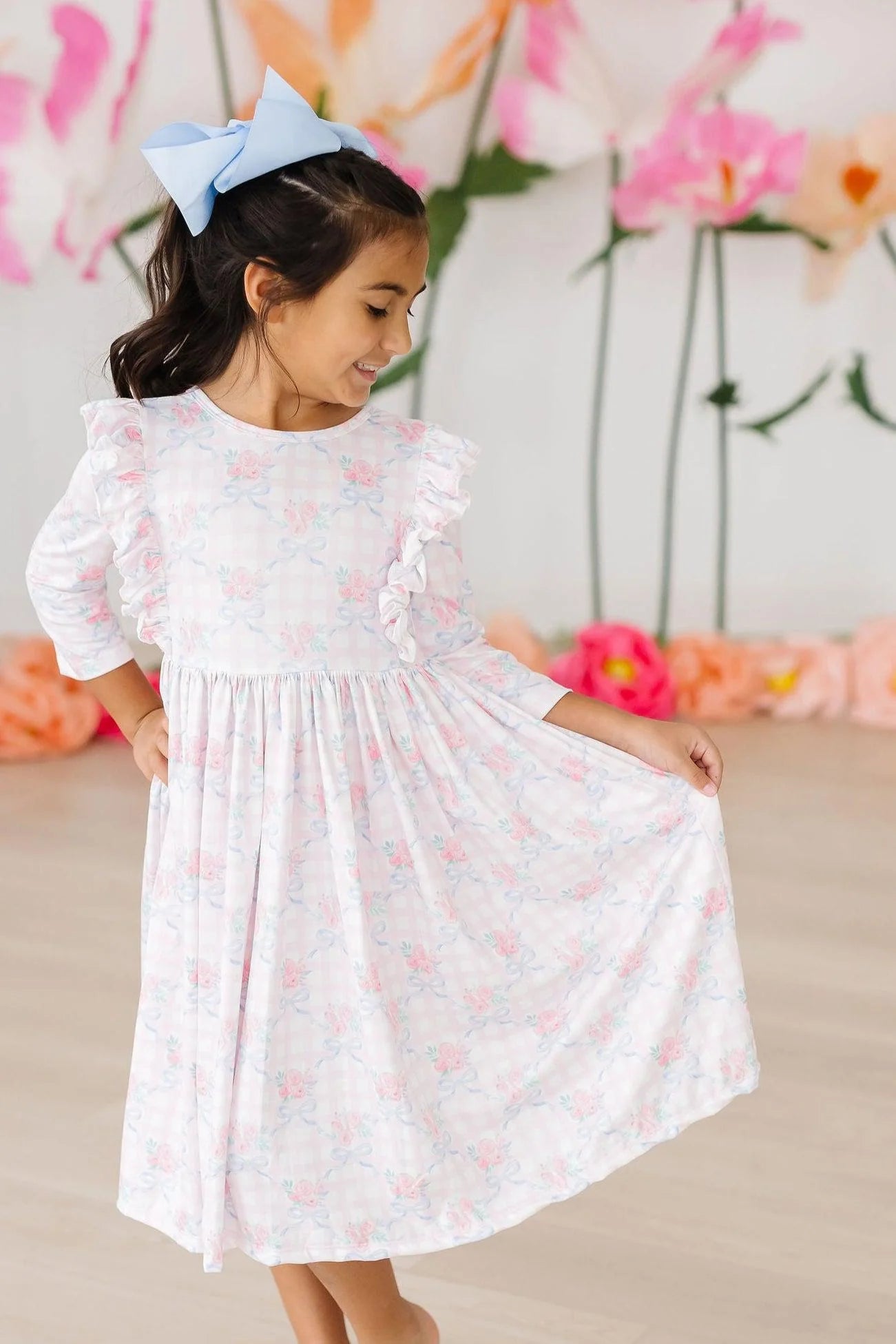 Ribbons & Roses Twirl Dress