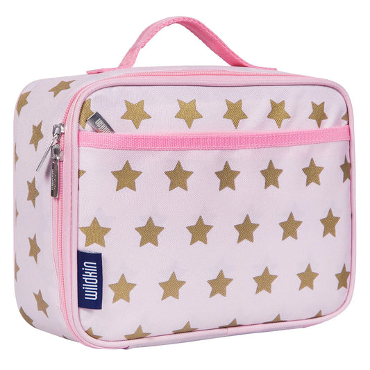 Pink and Gold Stars Lunch Box