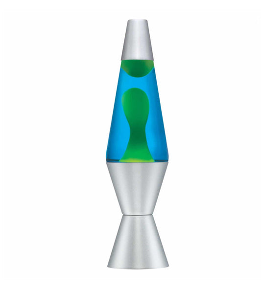 Green/Blue Silver 14.5 Lava Lamp