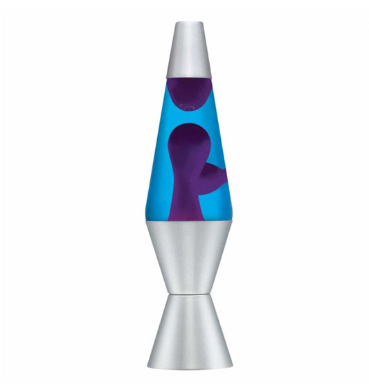 Purple/Blue/ Silver 14.5 Lava Lamp