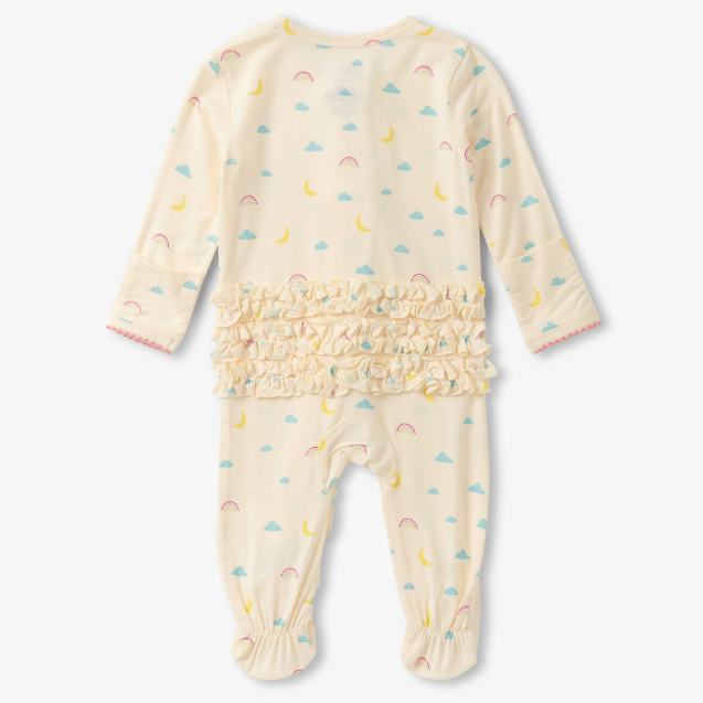 Lucky Charm Ruffle Bum Bamboo Coverall
