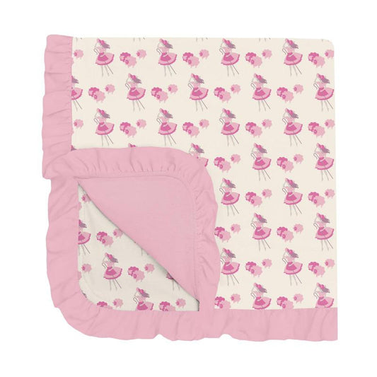 Little Bo Peep Ruffle Stroller Blanket