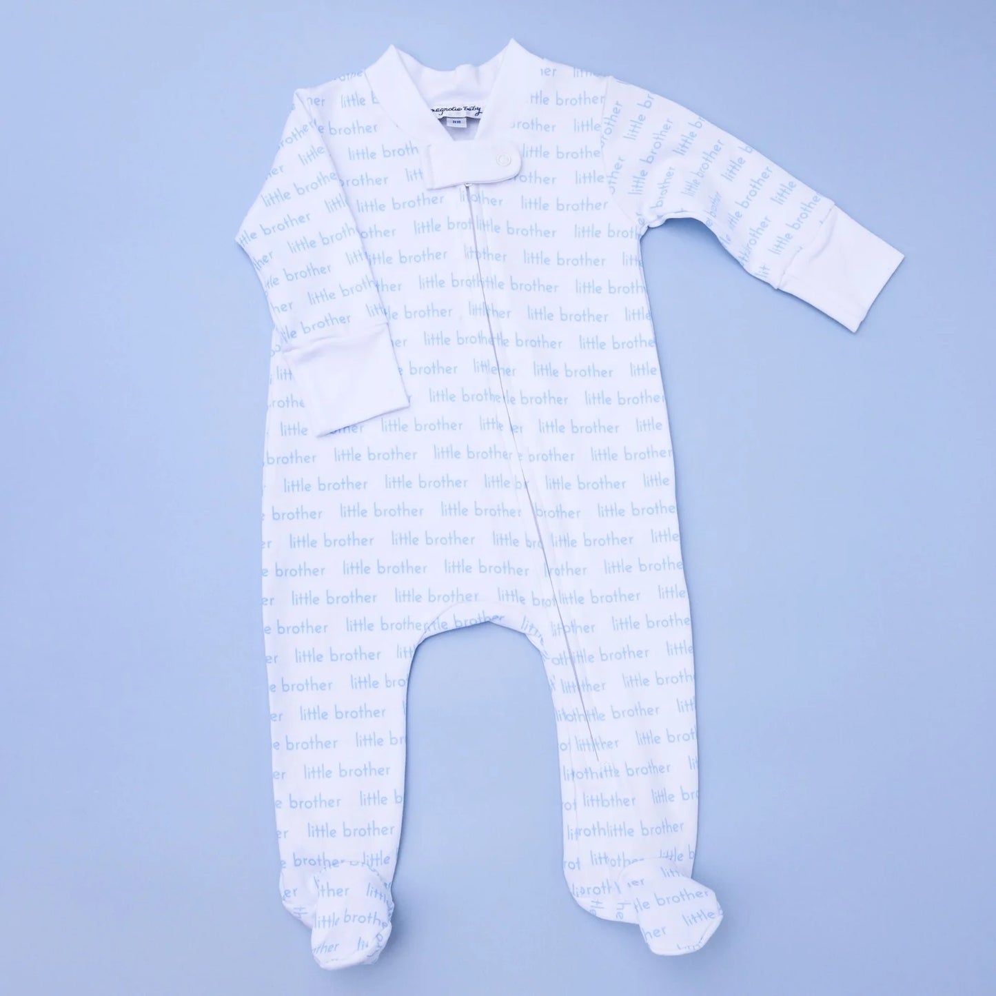 Blue Little Brother Footie