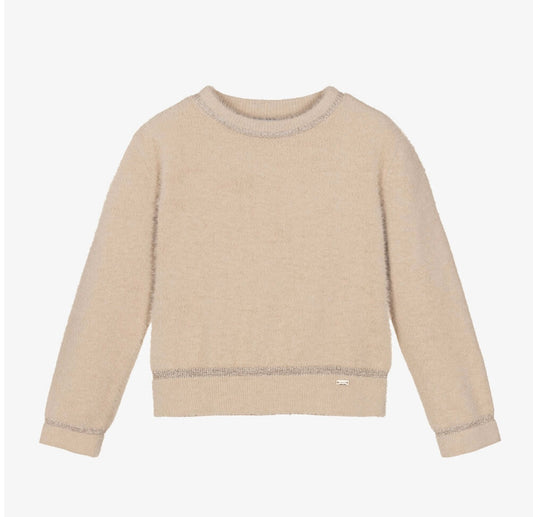 Beige Fuzzy Sweater