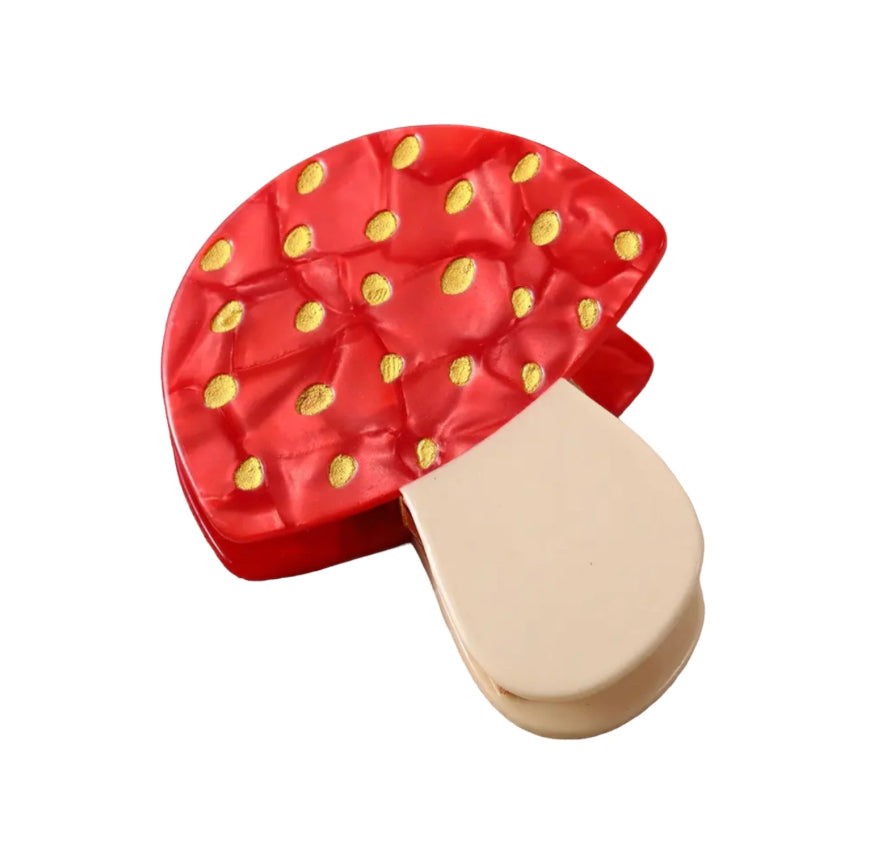 Mushroom Claw Clip
