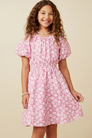 Pink Floral Dress