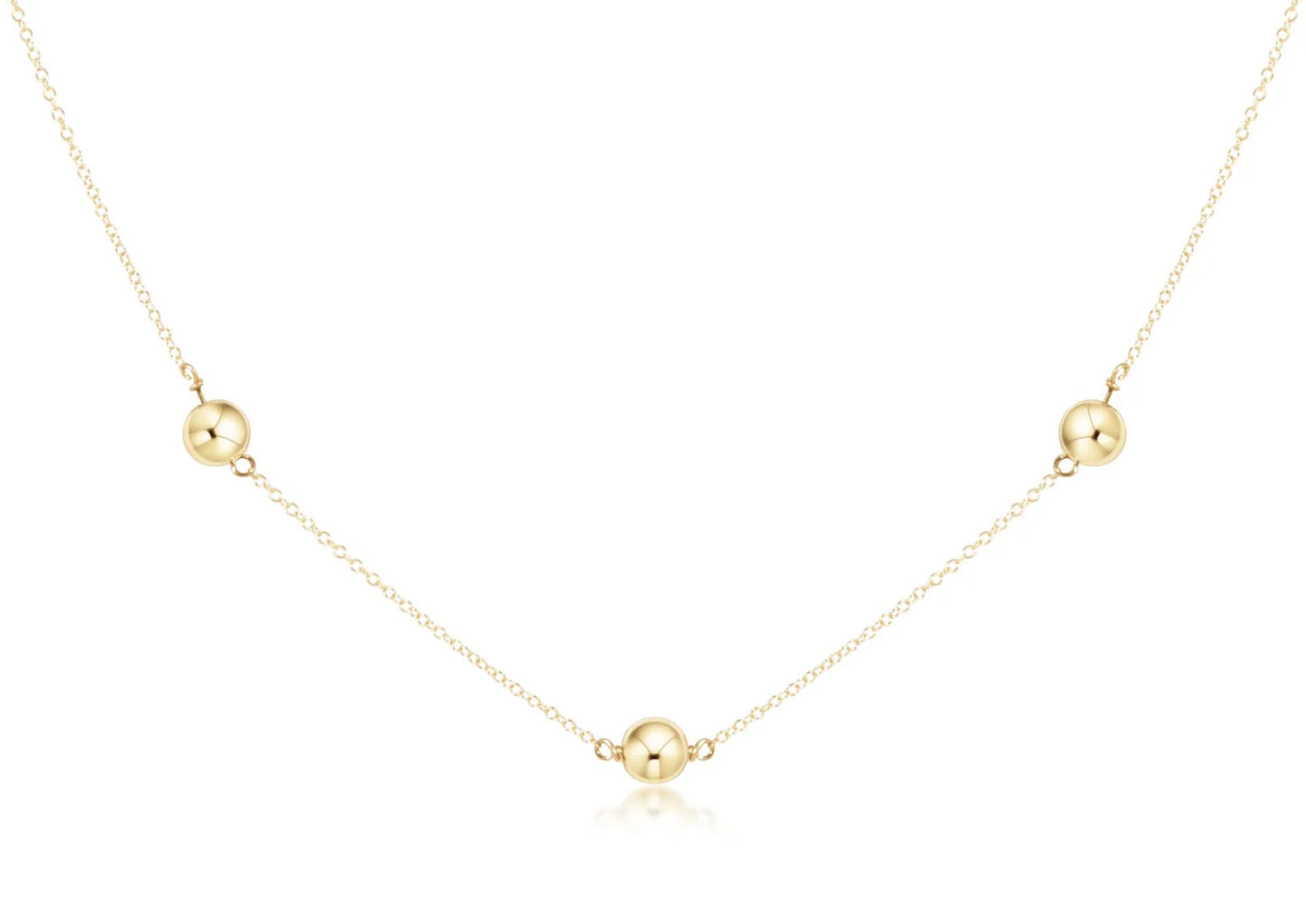 15" Choker Simplicity Chain Gold - Classic Gold 6mm